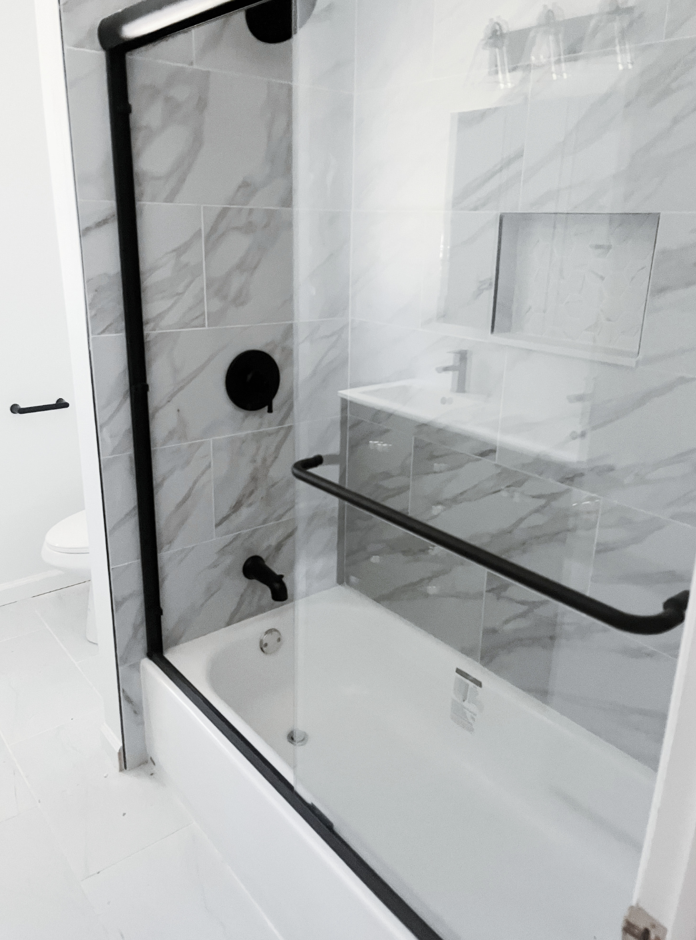 Residential bathroom cleaning result in Central Connecticut